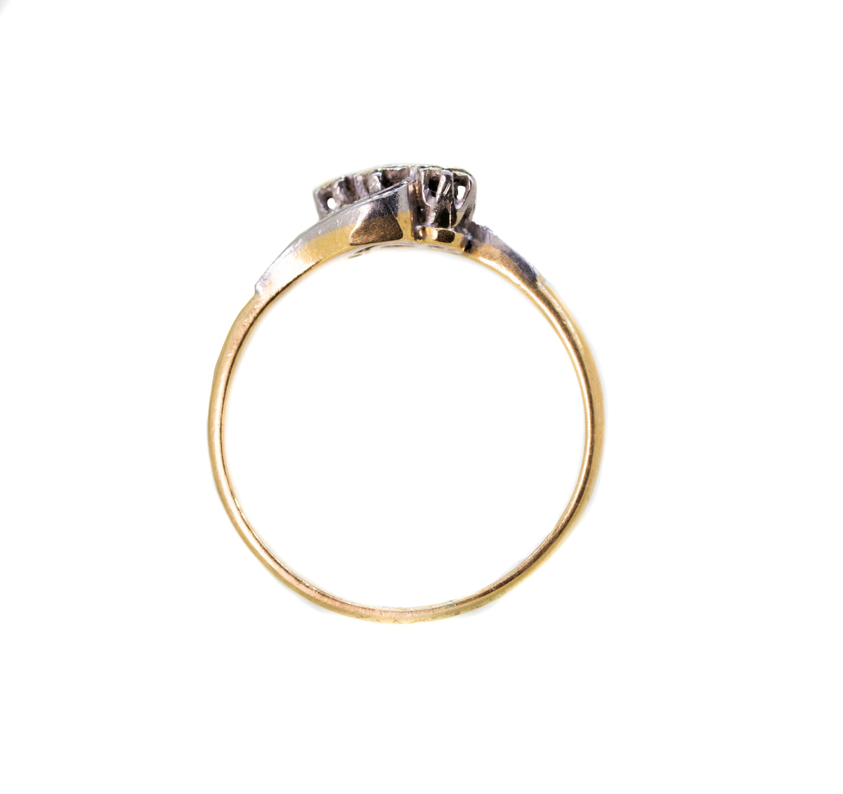 18ct and Platinum with 0.15ct Diamonds