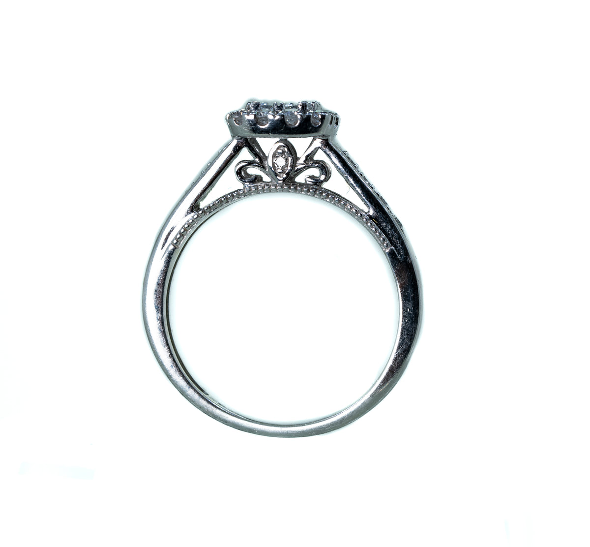 0.5ct Diamond in 9ct White Gold