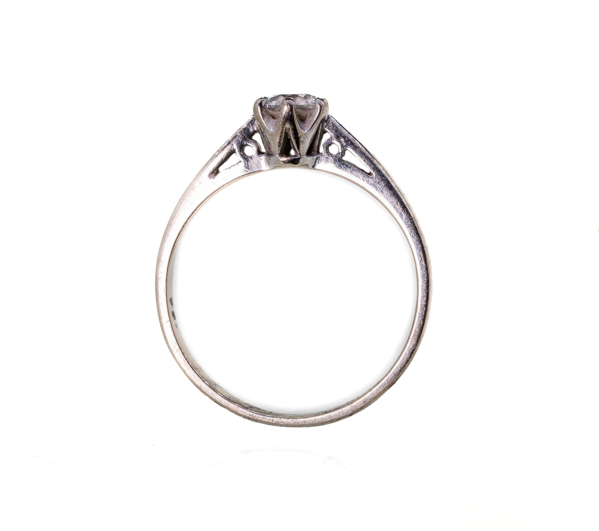 18ct White Gold 0.35ct Solitaire