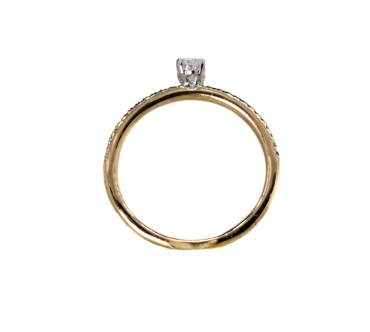 18ct Yellow Gold 0.35ct Diamond Ring