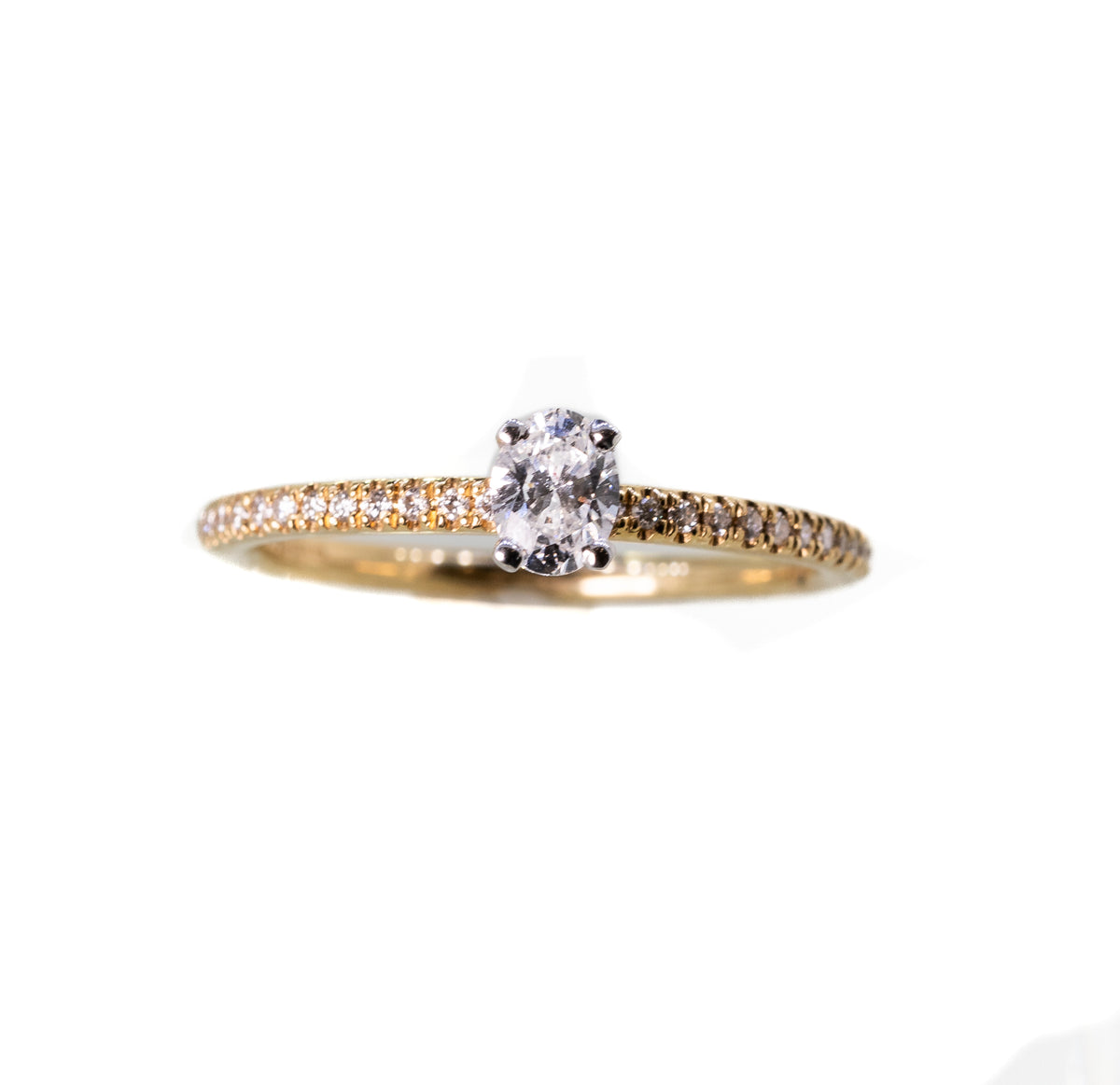 18ct Yellow Gold 0.35ct Diamond Ring