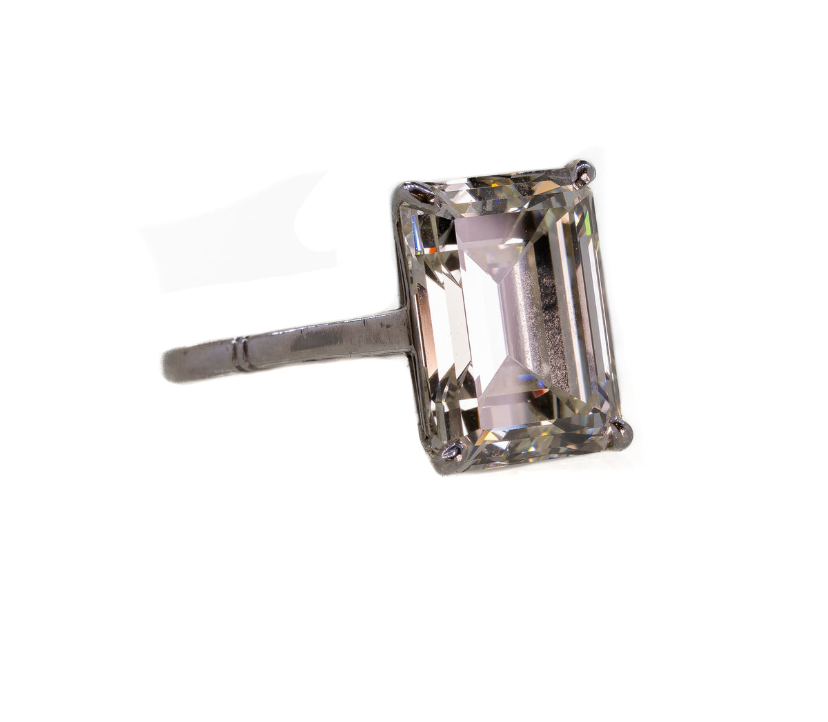 6.5ct Diamond Solitaire in Platinum