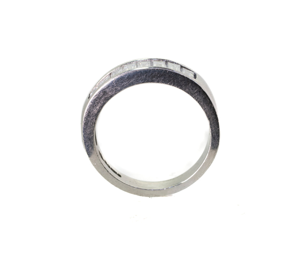 Platinum Baguette Cut 0.4ct Diamond Half Eternity