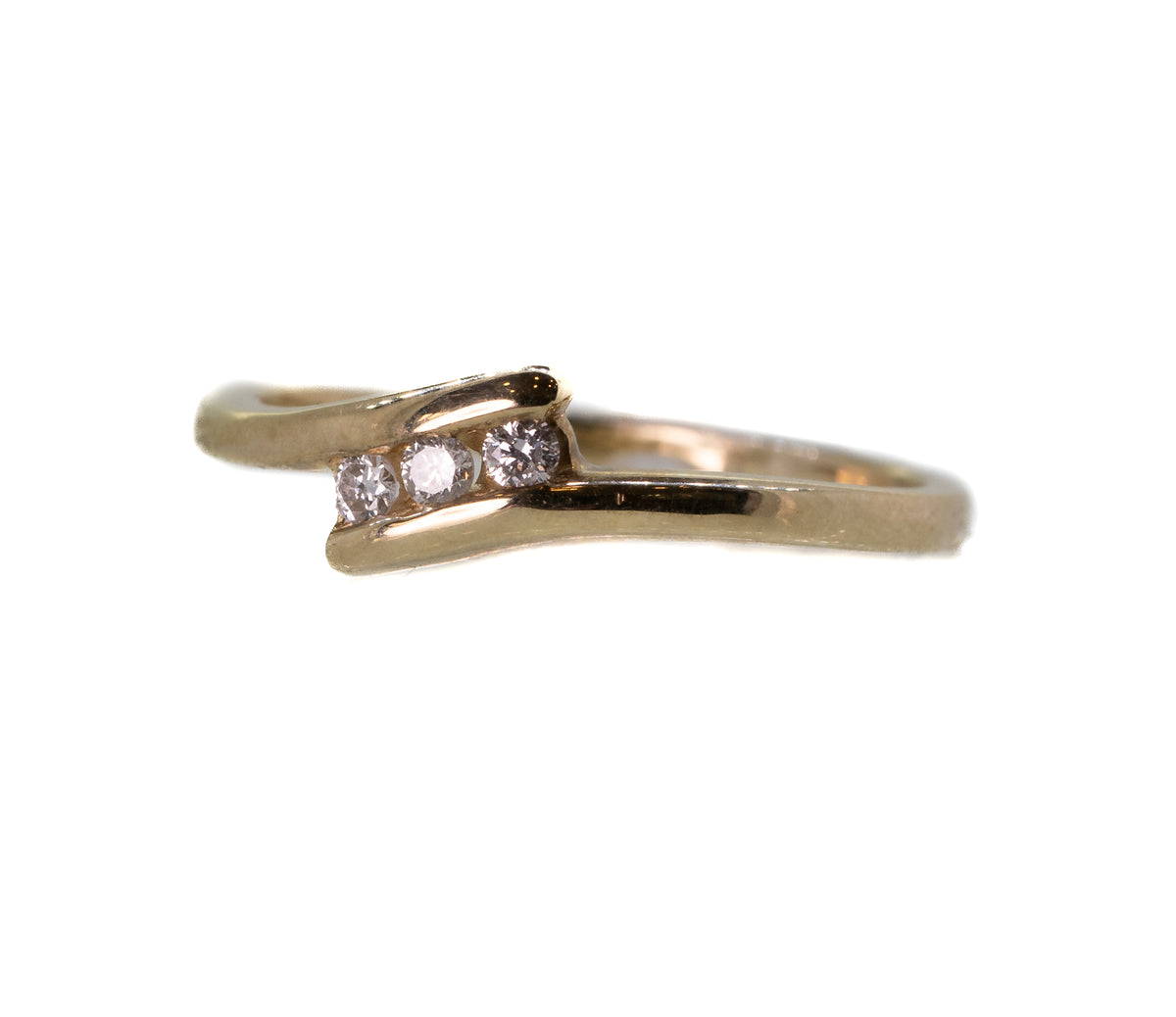 0.18ct Diamond 9ct Yellow Gold Ring