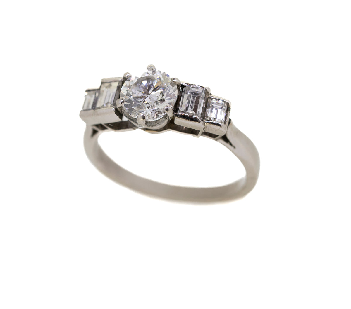 1.12ct Diamond Ring Set in Platinum