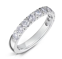 3mm Claw Set Half Eternity