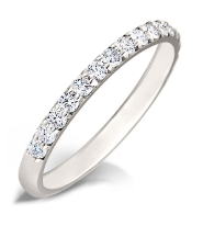 2mm Claw Set Half Eternity