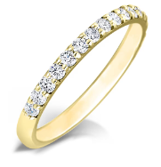 2mm Claw Set Half Eternity