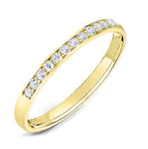 2mm Grain Set Half Eternity