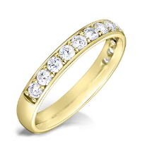 3mm Grain Set Half Eternity