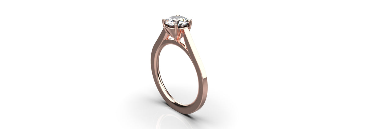 1ct Solitaire Engagement Ring (ENG-014)