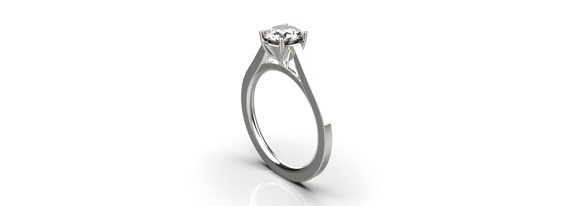 1ct Solitaire Engagement Ring (ENG-014)