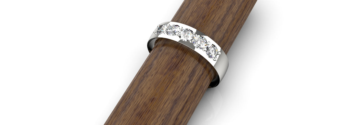 0.25ct 5 Stone Ring (MENS-006)