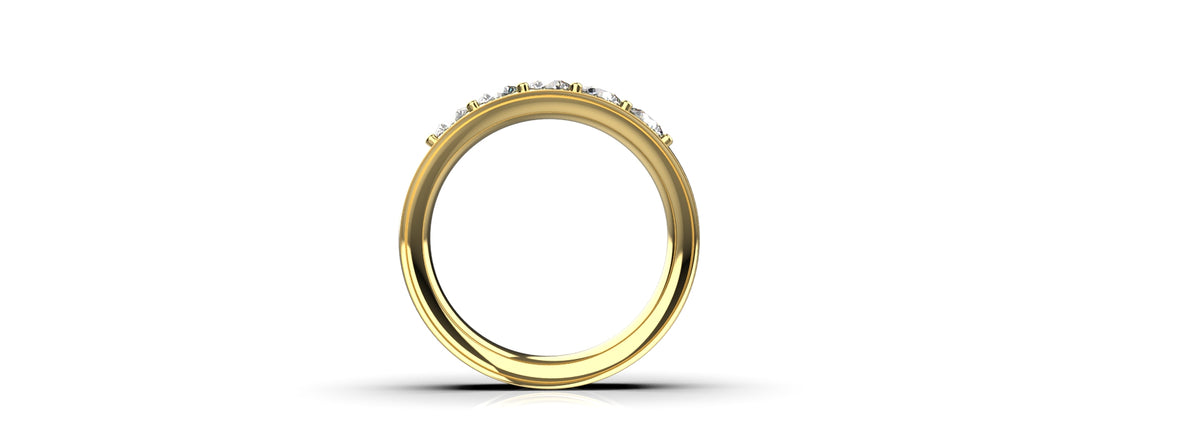 0.25ct 5 Stone Ring (MENS-006)