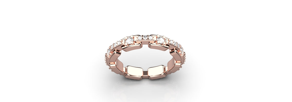 Multi Stone Eternity Ring (MENS-008)