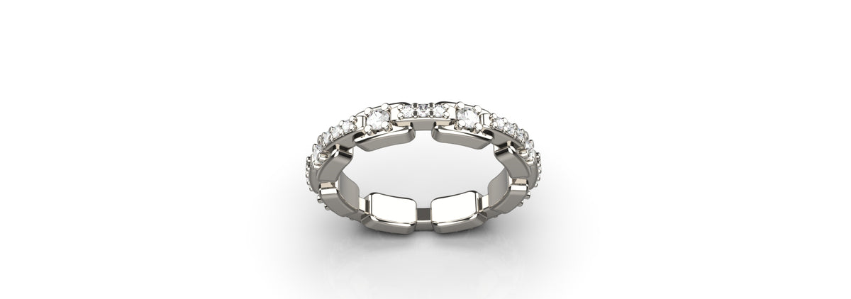 Multi Stone Eternity Ring (MENS-008)