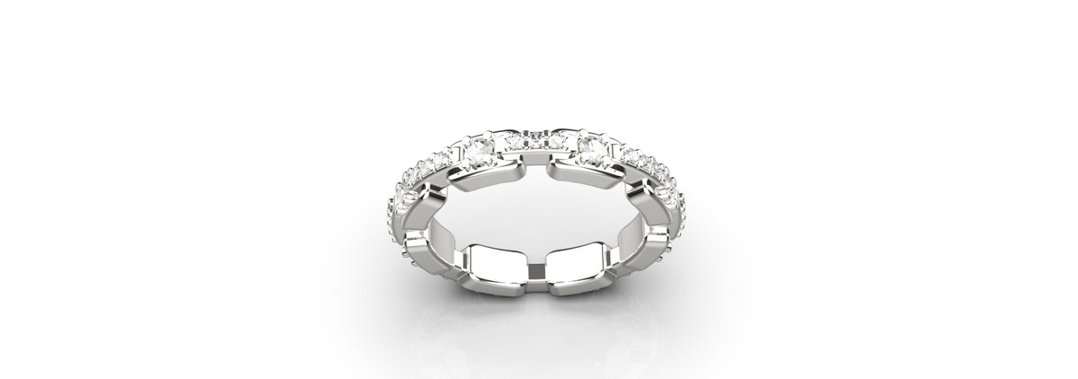 Multi Stone Eternity Ring (MENS-008)