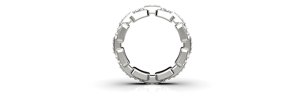 Multi Stone Eternity Ring (MENS-008)