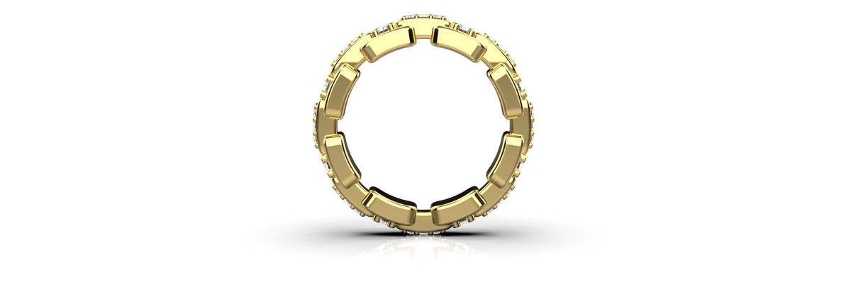Multi Stone Eternity Ring (MENS-008)