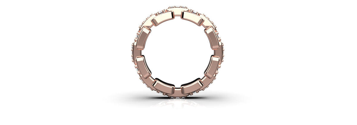 Multi Stone Eternity Ring (MENS-008)