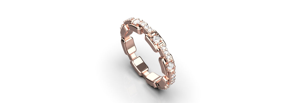Multi Stone Eternity Ring (MENS-008)