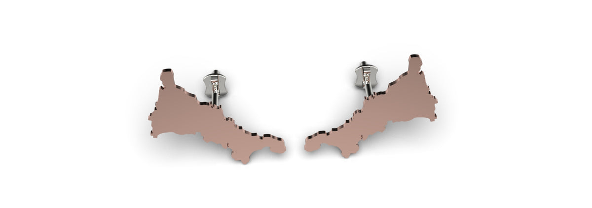 Kernow Map Detail Earrings (IBC-003)