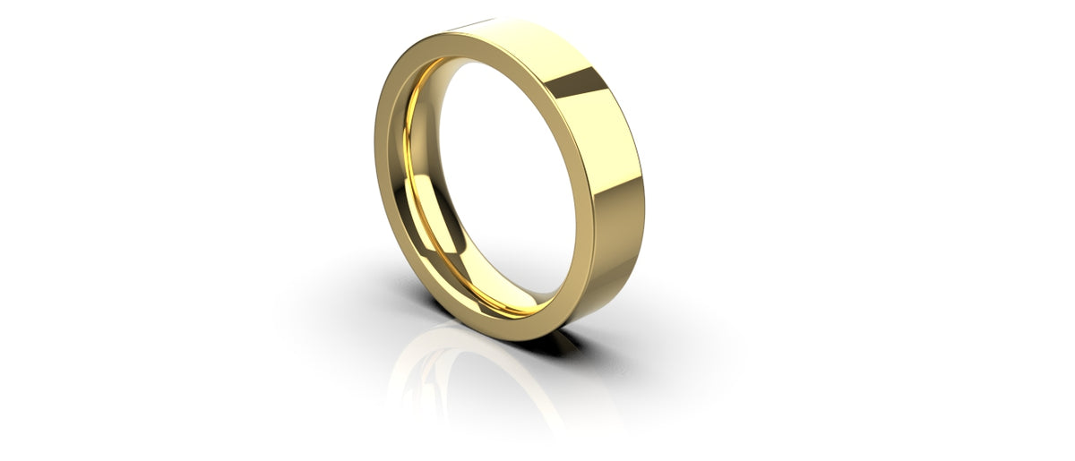 6mm Flat Wedding Band (WED-004)