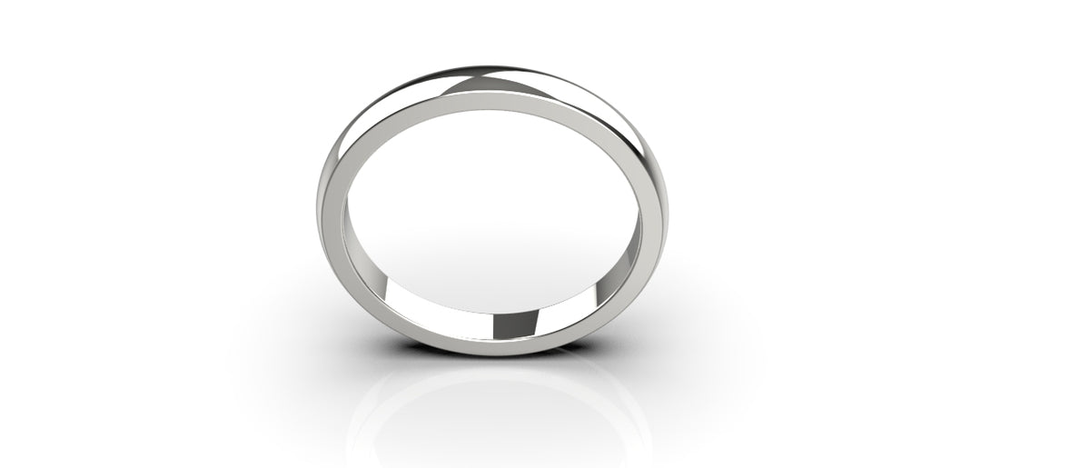 3mm Domed Wedding Band (WED-007)