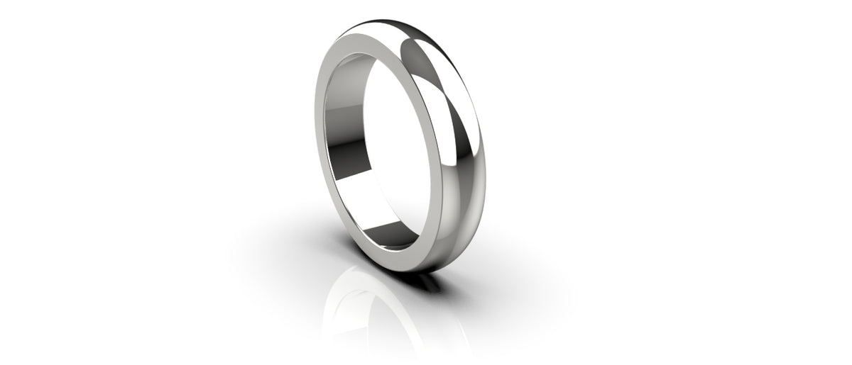 5mm Domed Wedding Band (WED-009)