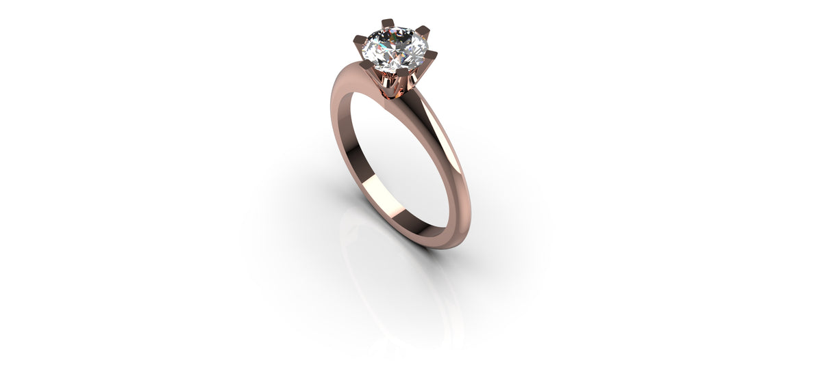 1ct Solitaire Engagement Ring (ENG-005)