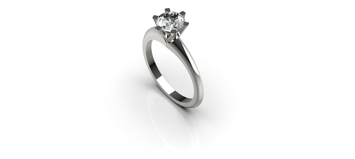 1ct Solitaire Engagement Ring (ENG-005)