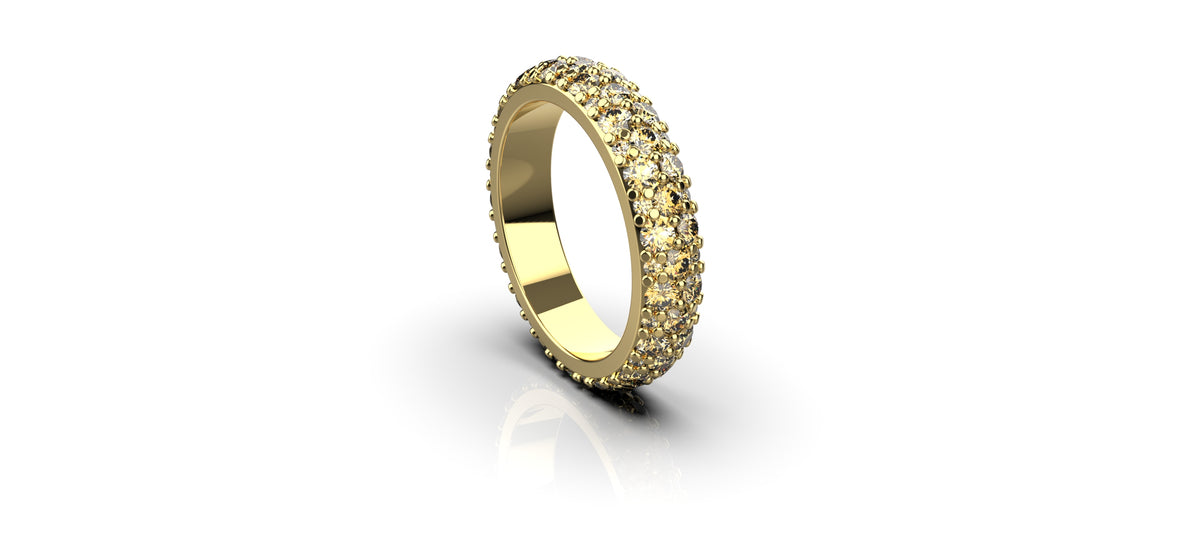 85 Stone Pave Set Eternity Ring (ENG-008)