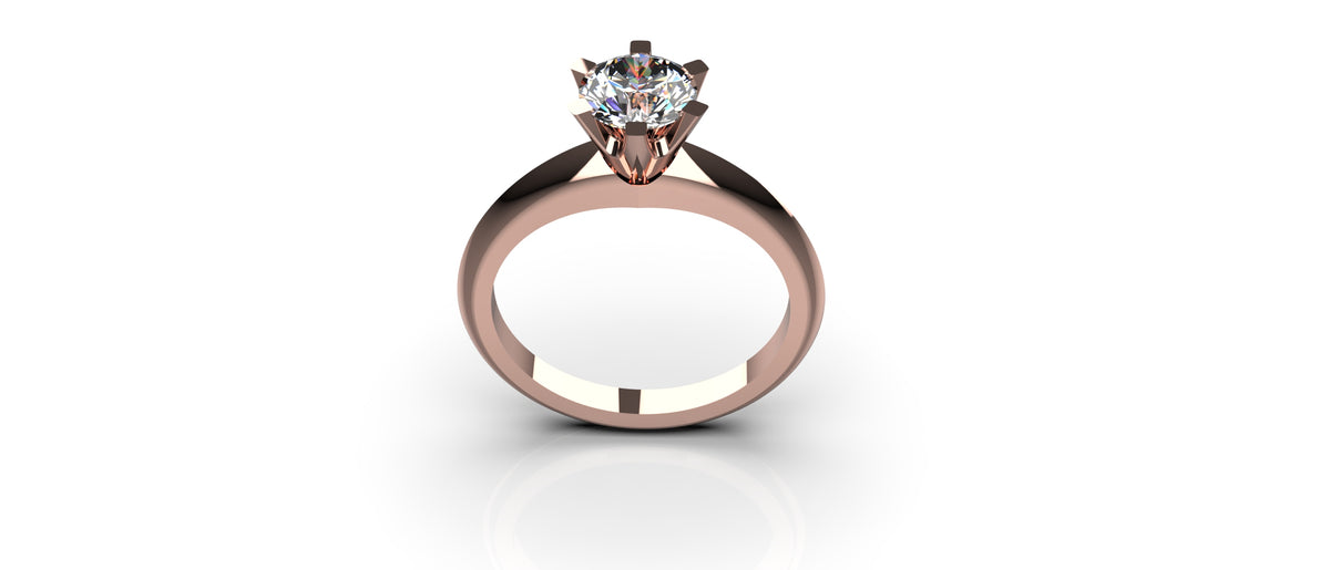 1ct Solitaire Engagement Ring (ENG-005)