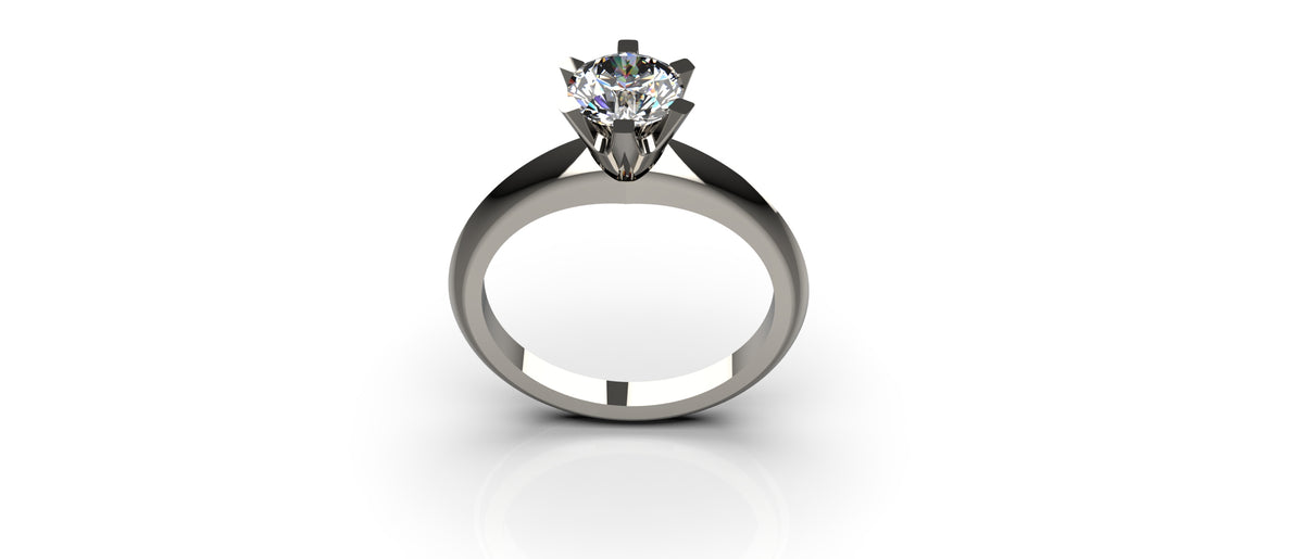 1ct Solitaire Engagement Ring (ENG-005)