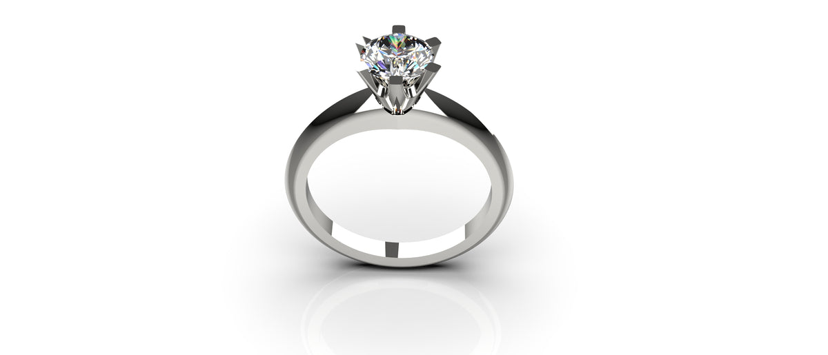 1ct Solitaire Engagement Ring (ENG-005)