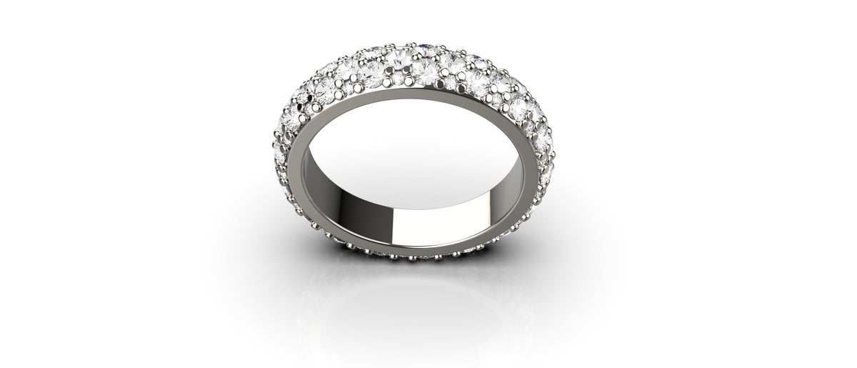 85 Stone Pave Set Eternity Ring (ENG-008)