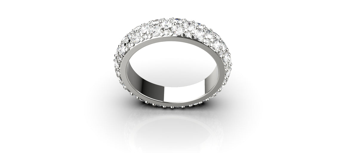 85 Stone Pave Set Eternity Ring (ENG-008)