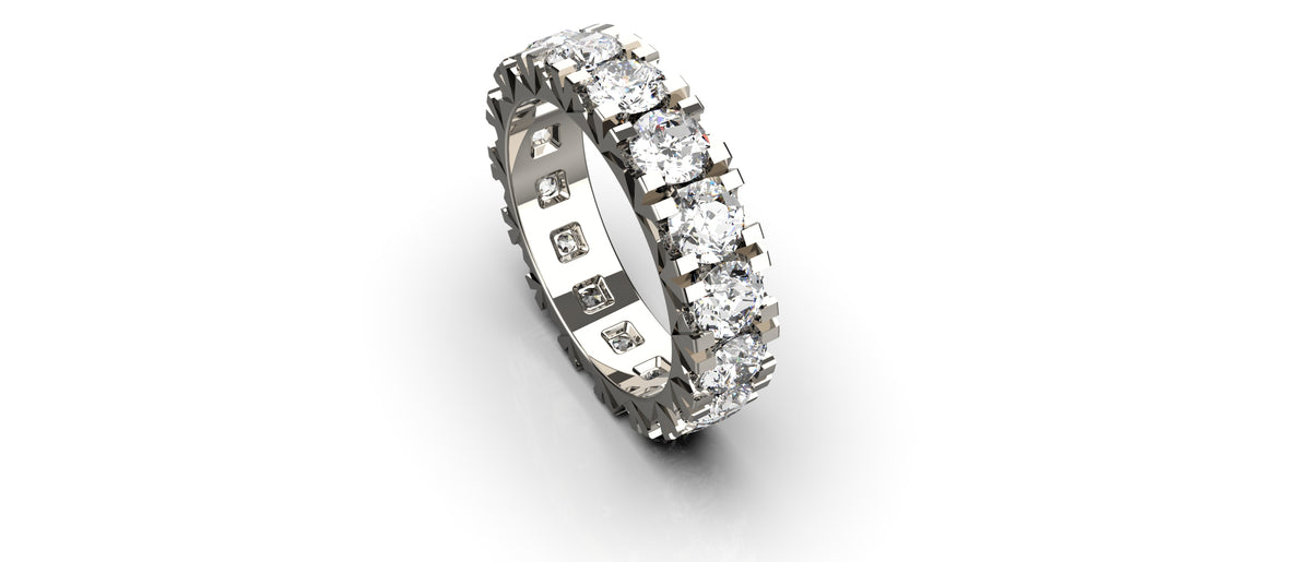 Tiffany & Co. Schlumberger Sixteen Stone ring in platinum with diamonds.|  Tiffany & Co.